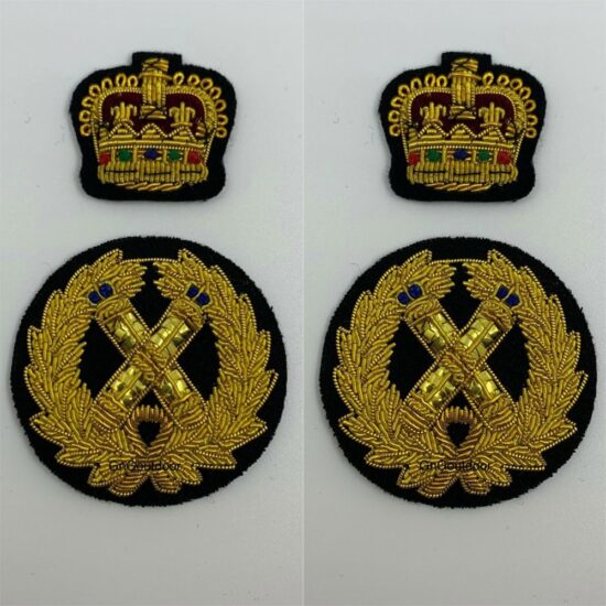 Assistant-Commissioner-Police-Rank-Badge-Hand-Embroidered-Gold-Bullion-Wire-Rank