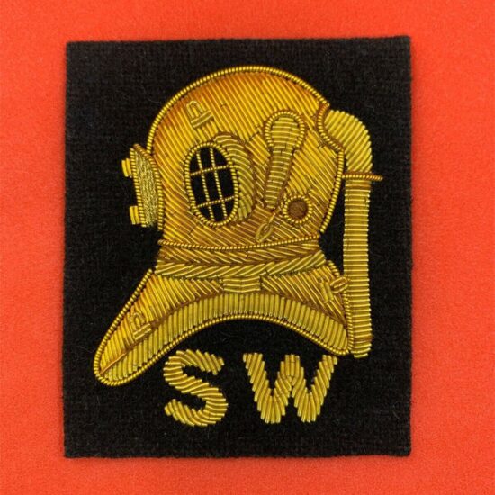 BRITISH-ARMY-–-SHALLOW-WATER-DIVER-No1-DRESS-SKILLS-BADGE-GOLD-WIRE