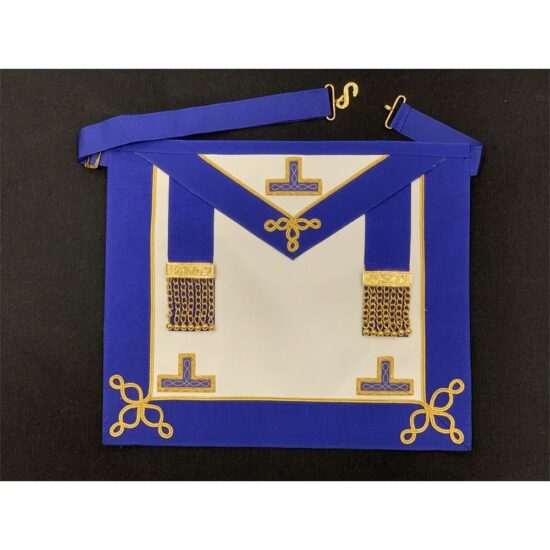 Imitation-Leather-Masonic-Craft-Provincial-Undress-Apron-&-Gold-Levels-Regalia