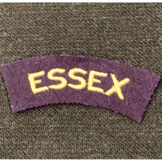 Patch--ESSEX-Regiment-Title-Patch-Cloth-Badge