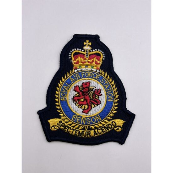 RAF-Benson-Station-Badge-Royal-Air-Force-Squadron-Machine-Embroidered-Patches