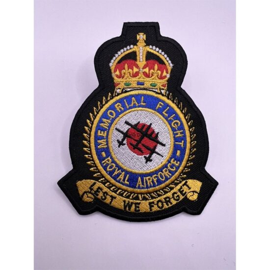 RAF-Memorial-Flight-Badge-Royal-Air-Force-King’s-Crown-Machine-Embroidered-Patch