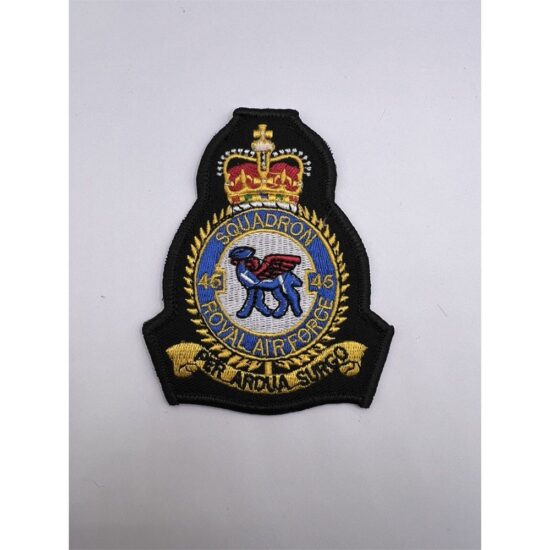 Royal-Air-Force-45-Squadron-Badge-RAF-Squadrons-Machine-Embroidered-Patch