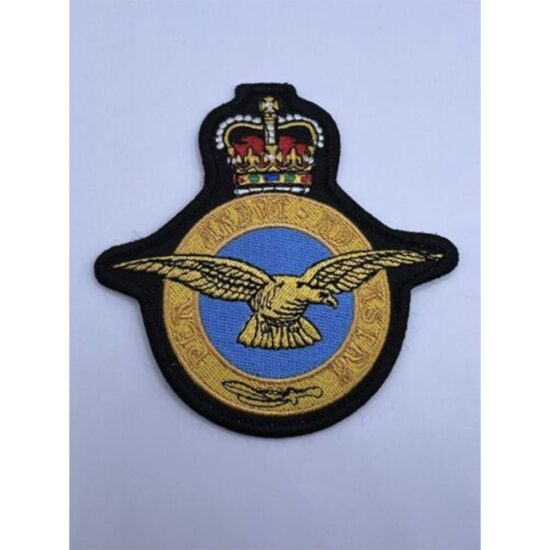 Royal-Air-Force-Machine-Embroidered-Badge-RAF-Sew-On-Or-Iron-On-Patch-RAF-Badges