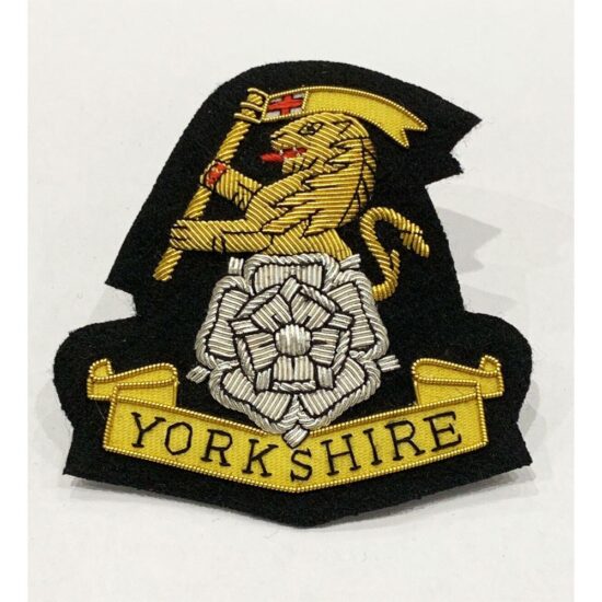 Yorkshire-Regiment-Wire-Embroidered-Bullion-Blazer-Badge-–-British-Army-Military